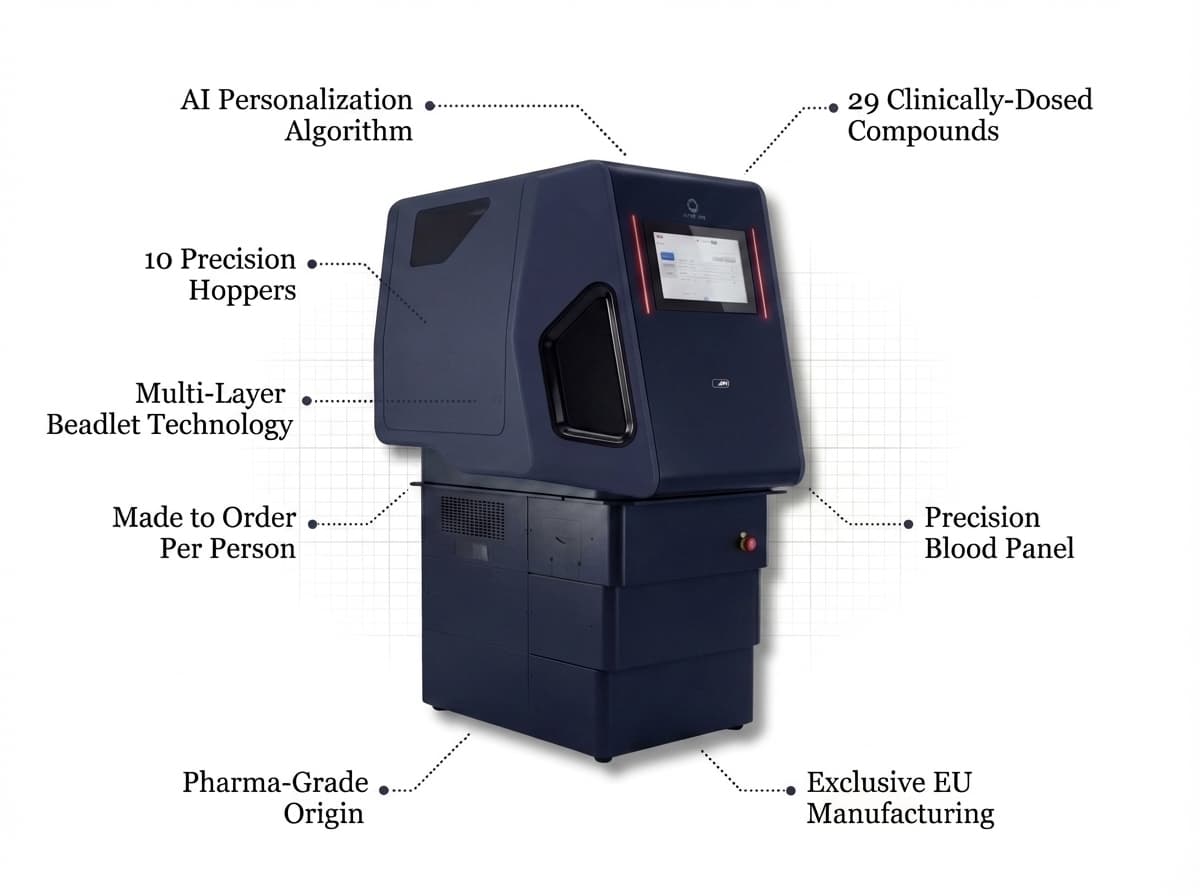 Pharmaceutical-grade capsule manufacturing machine